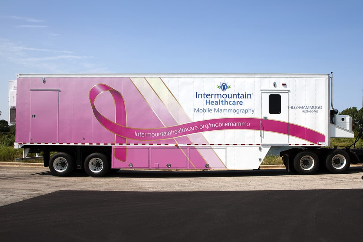 Mobile mammography unit